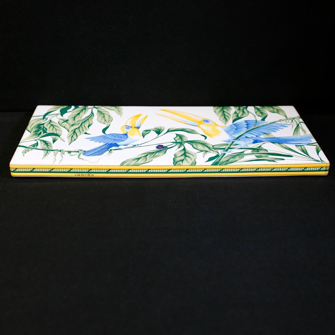 【極美品 送料込み】エルメス トゥカン 陶板画セット プラーク