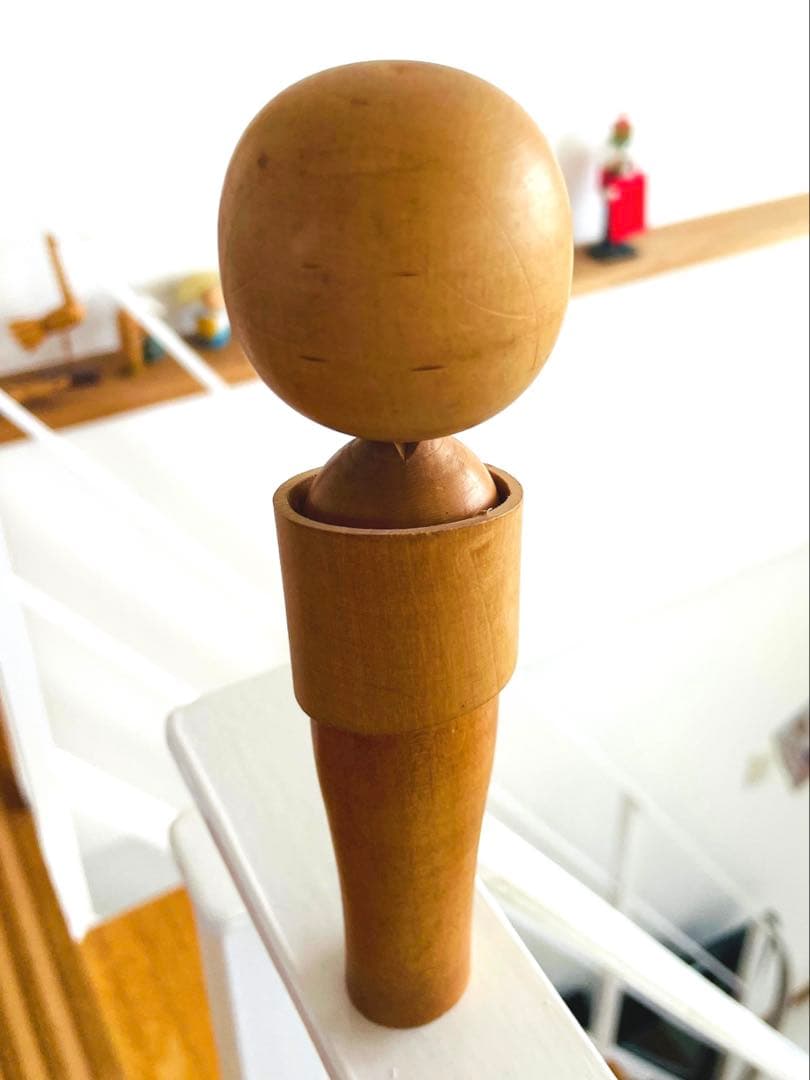 大幅値引き！希少！！年代不詳　アンティーク木製伝統こけし