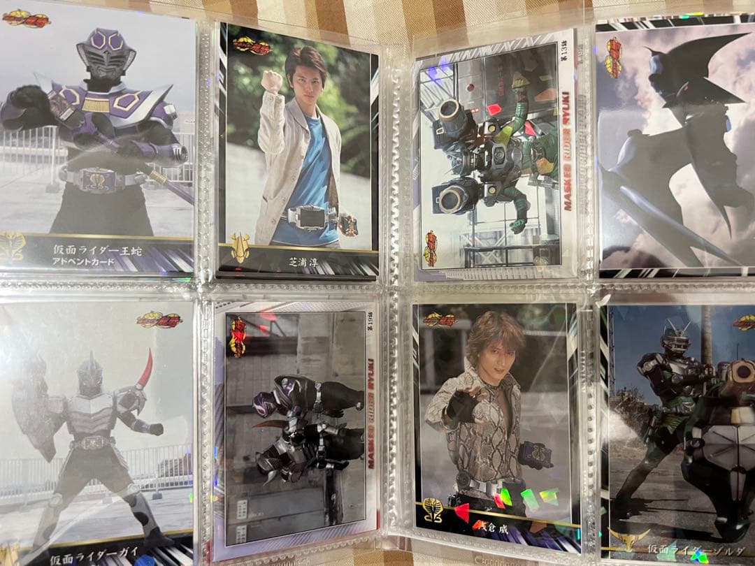 仮面ライダー龍騎　アマダコレクションカード　カルビーカード　トレディングカード