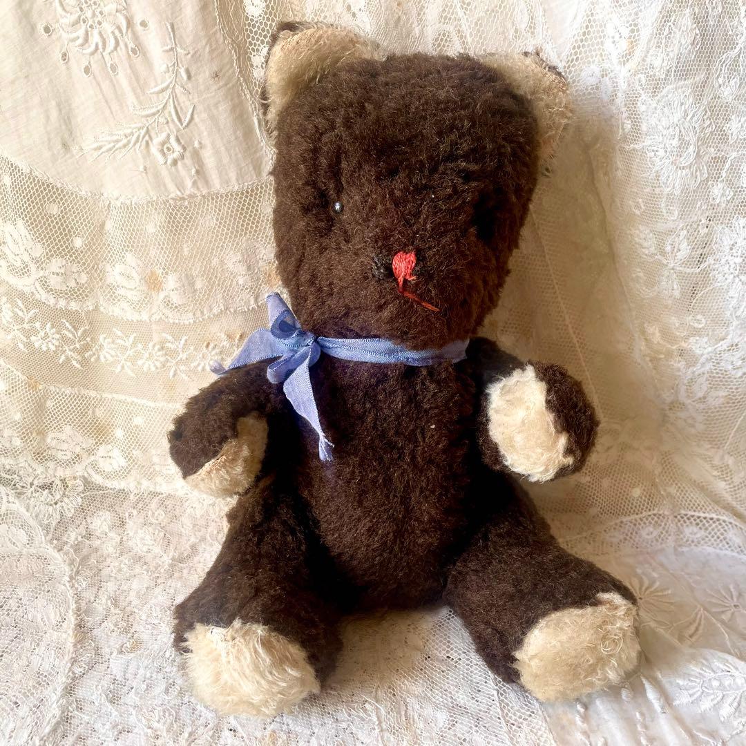 JPMベア2体セット26cm&30cmテディベア　ぬいぐるみフランスアンティーク