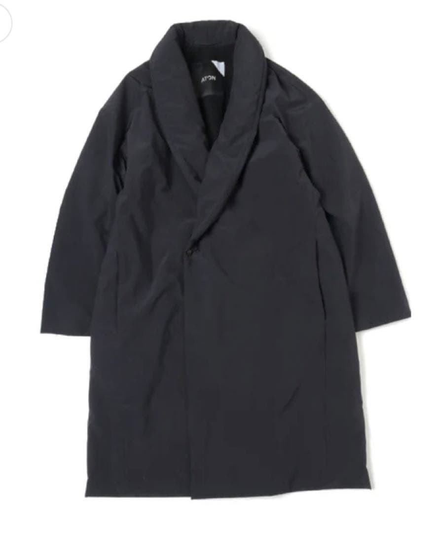 ATON ASAKO NYLON GOWN COAT エイトンガウンコート