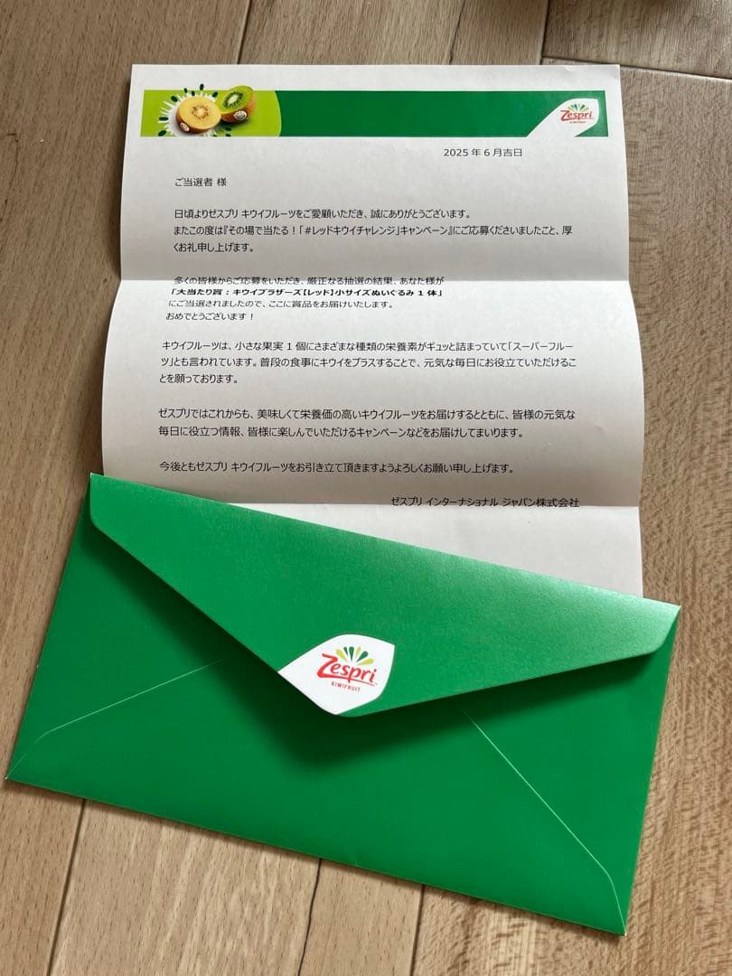 【新品】 キウイブラザーズ ルビーレッド ぬいぐるみ キウイ ルビー ゼスプリ