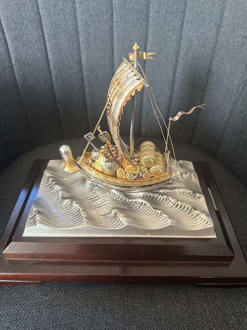 Rare 銀製 宝船 TAKEHIKO 関武比古 作 STERLING 985