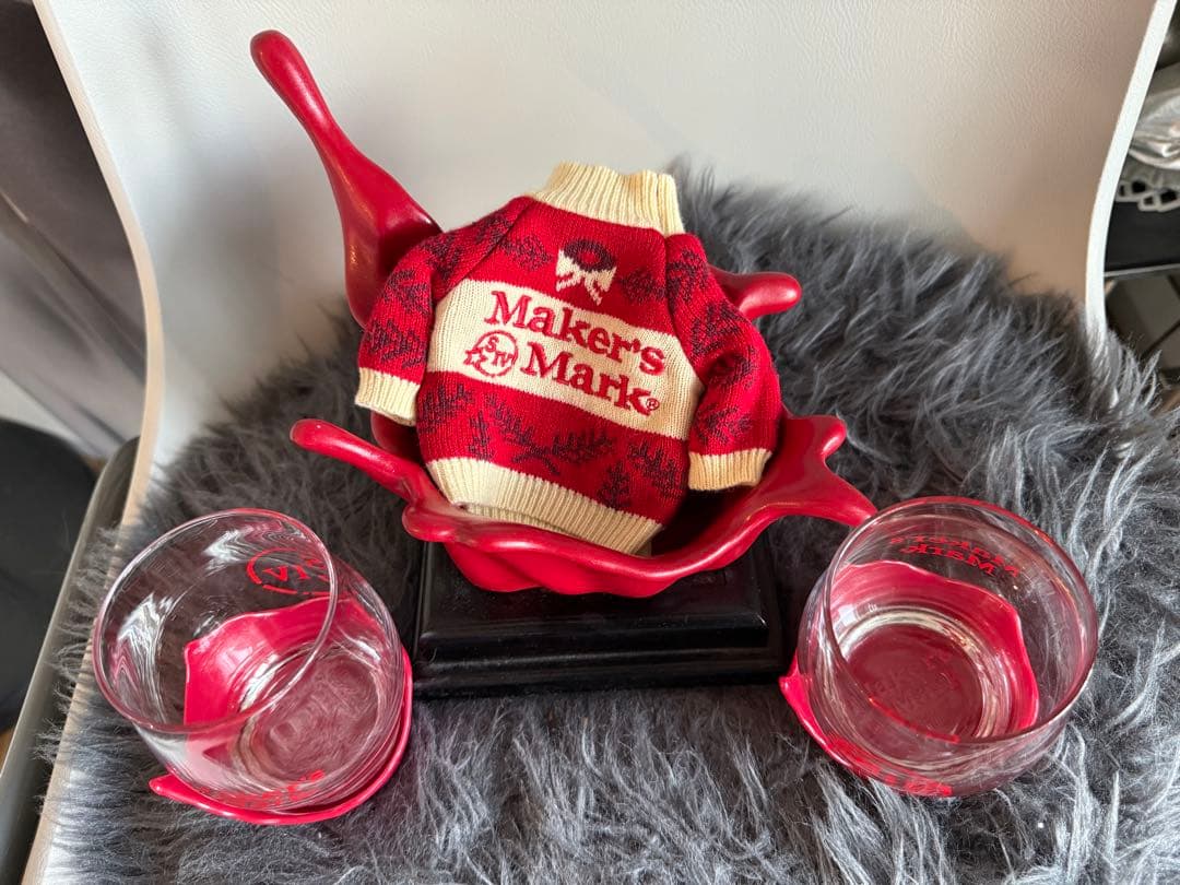 Maker's Mark ディスプレイスタンド＆グラス＆ボトルニット