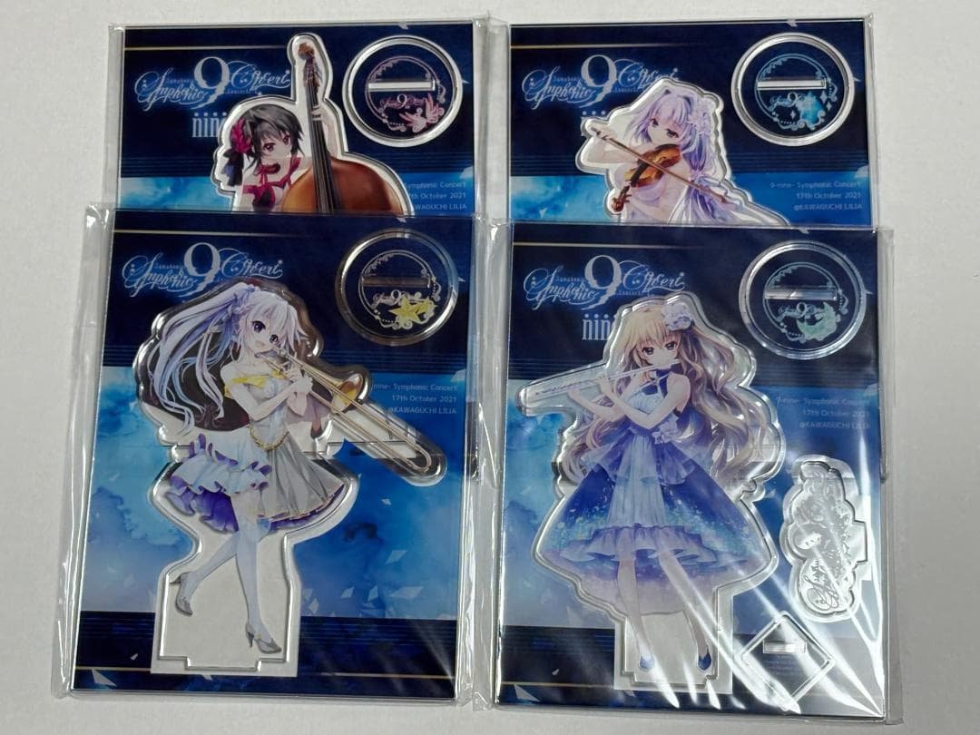9-nine- Symphonic Concert アクリルスタンド 4個セット