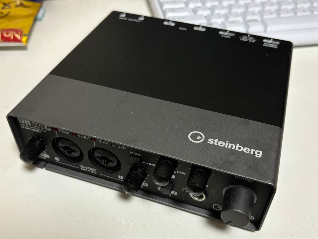 【値下げ不可】steinberg UR22C オーディオインターフェイス