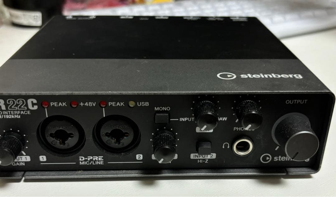 【値下げ不可】steinberg UR22C オーディオインターフェイス