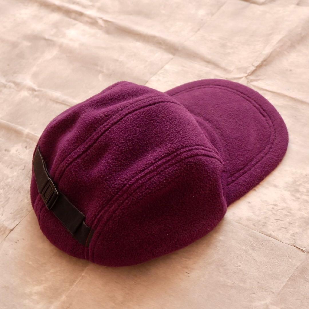 レア 80s 90s USA製 エルエルビーン フリース キャップ 筆記体 XL