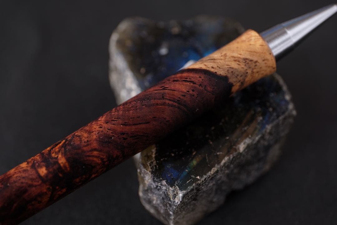 PG5木軸カスタムシャープペンシル0057 ホンジュラスローズ瘤　高村杢工房