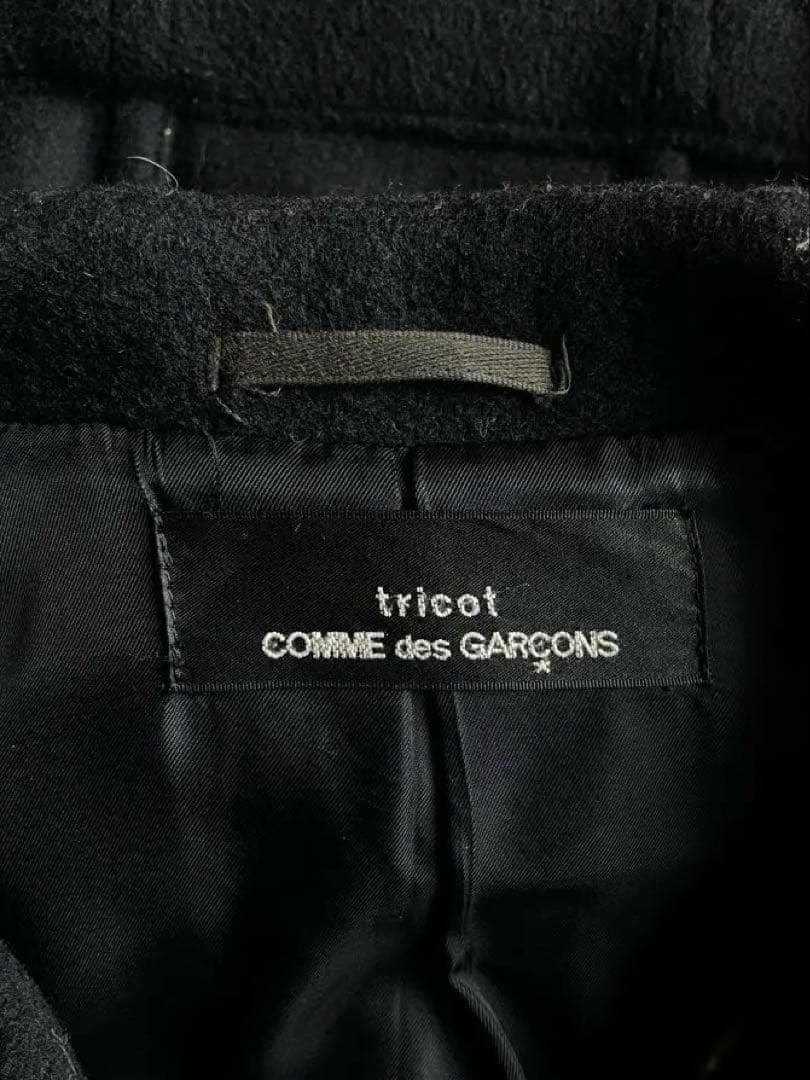 1995 トリコ コムデギャルソン デカボタン フード Aライン ロング コート