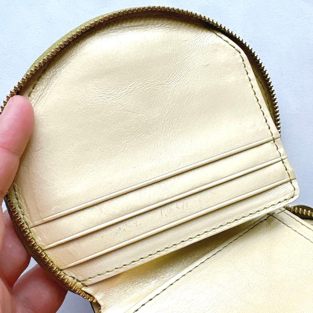 【美品】DAKOTA ダコタ チェルキオ 冬限定カラー 二つ折り財布 グリーン