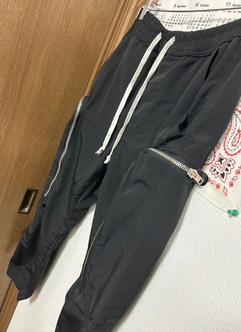 【即完売・絶版モデル】urkool　ユアクール　 ジッパー　サルエルパンツ 　黒