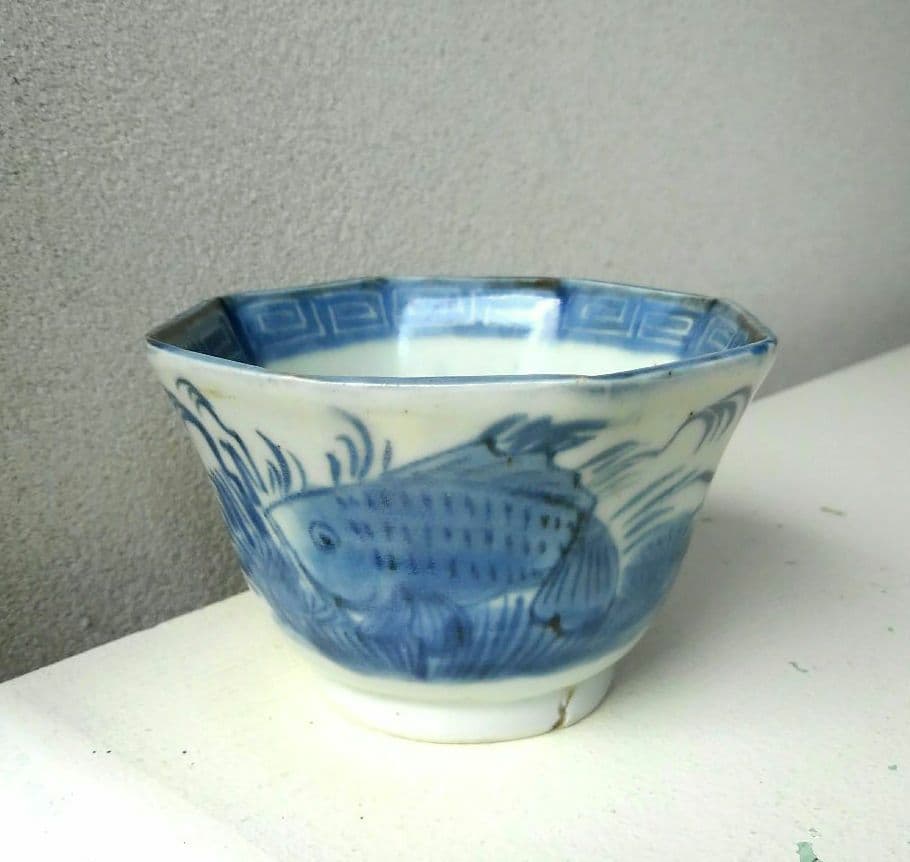 蕎麦猪口　そばちょこ　雷文