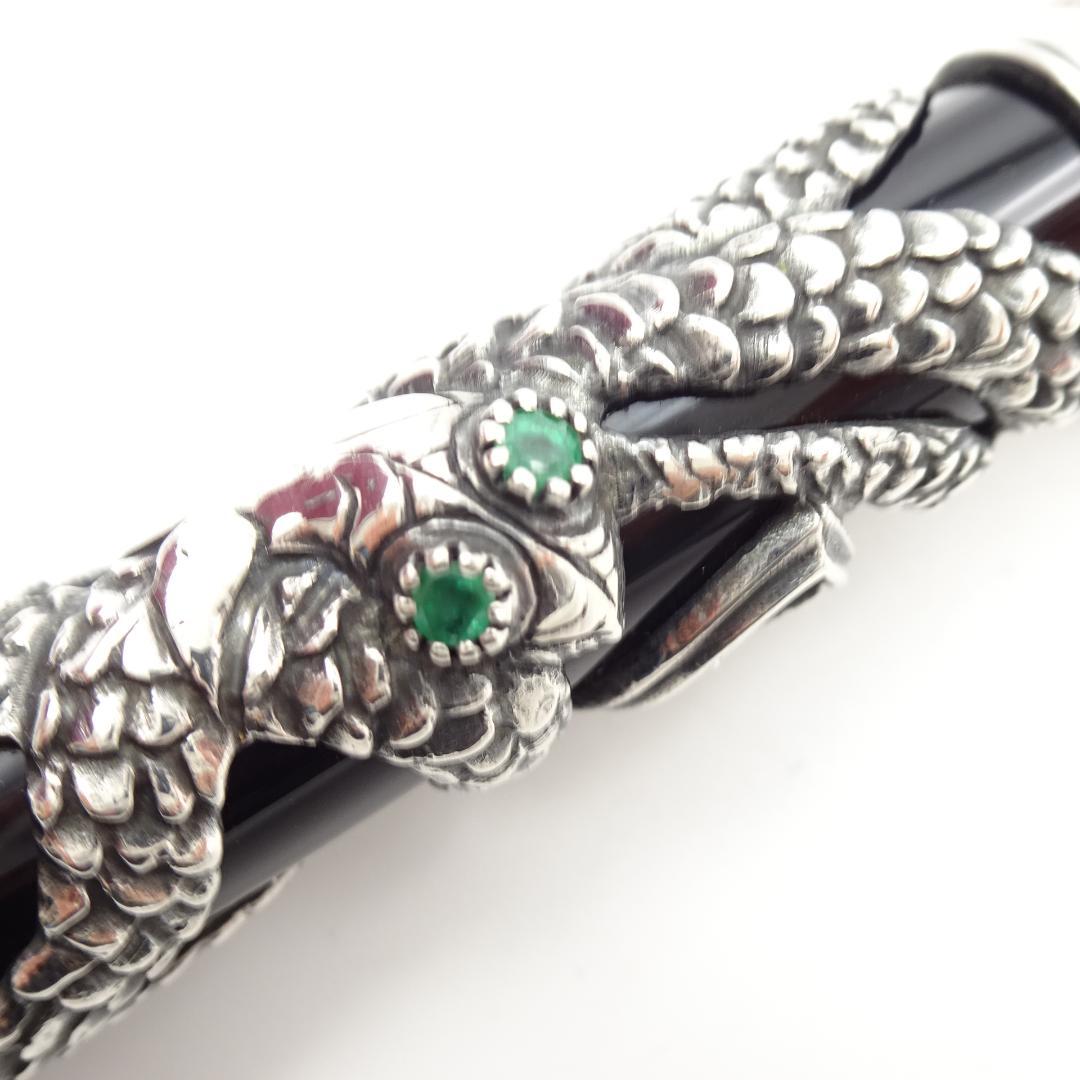 11601-1【希少】パーカー/限定/SV925/スネーク/万年筆/18K