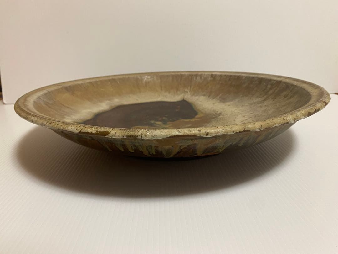 小岱焼 小代焼 岱平 大皿 皿陶芸 美術 約44cm