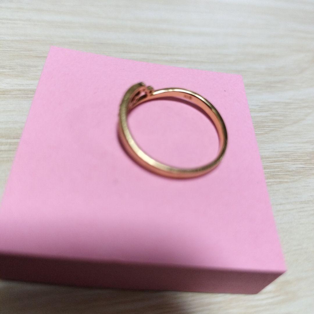 ジュエリーツツミ　K18 ダイヤモンドリング　10号