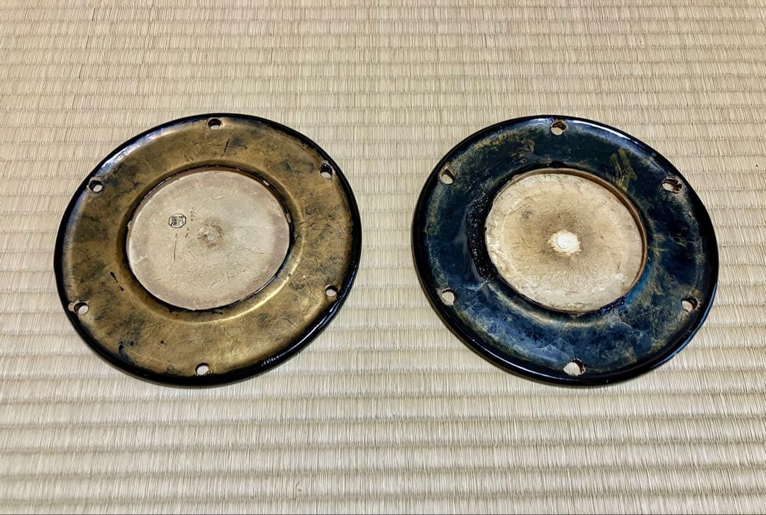 小鼓 「大極上々」小鼓皮 在銘 革仕服付き