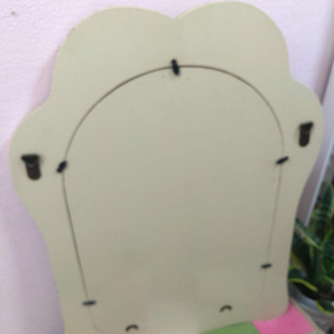 薔薇雑貨 ロココ調薔薇柄ミラー