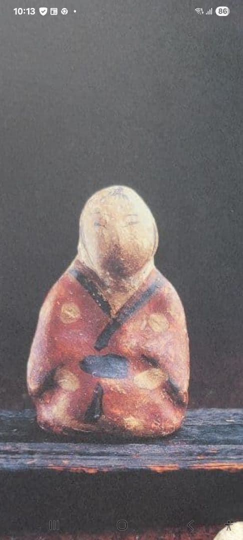 幕末～明治時代 堤人形 かわや神 厠神 宮城県 郷土人形 土人形 トイレの神様