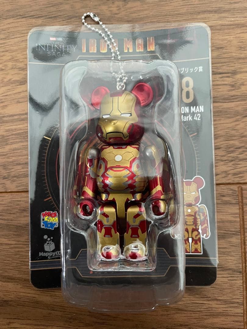 アイアンマン ベアブリック ペアボックス賞B ベアブリック賞6種　展示棚付き