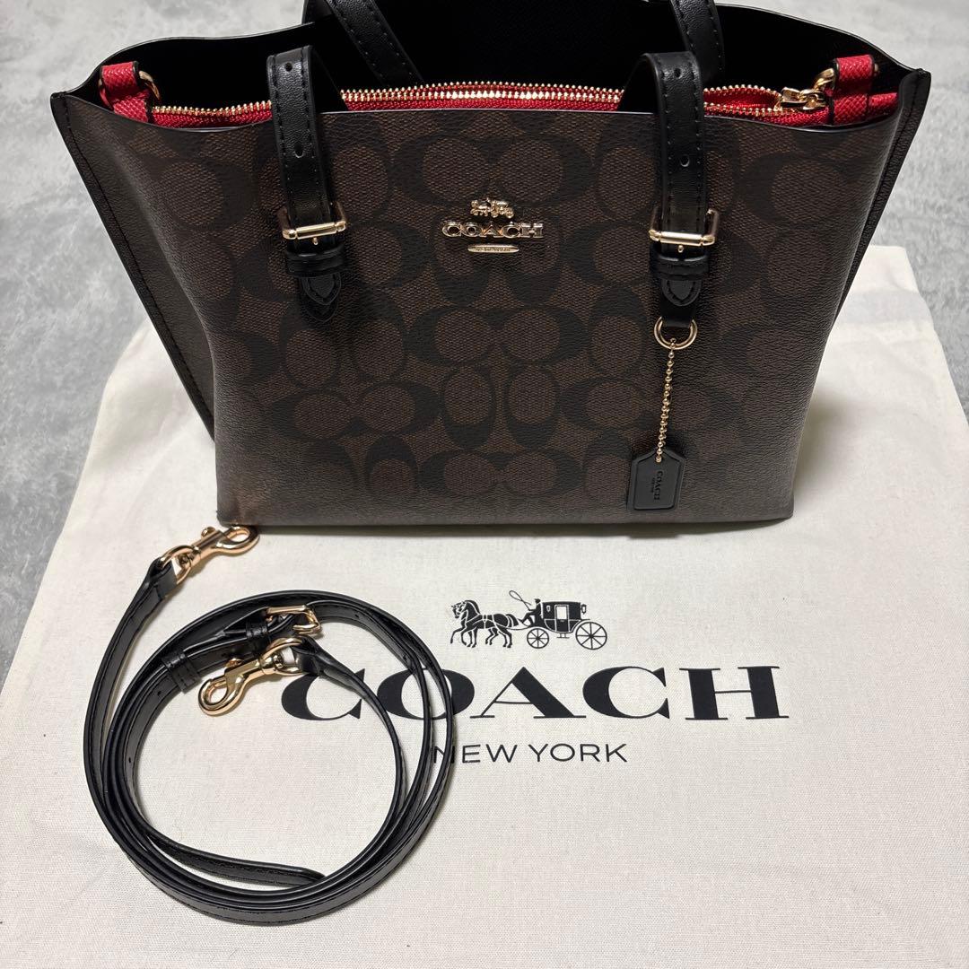 COACH ハンドバッグバッグ ブラウン