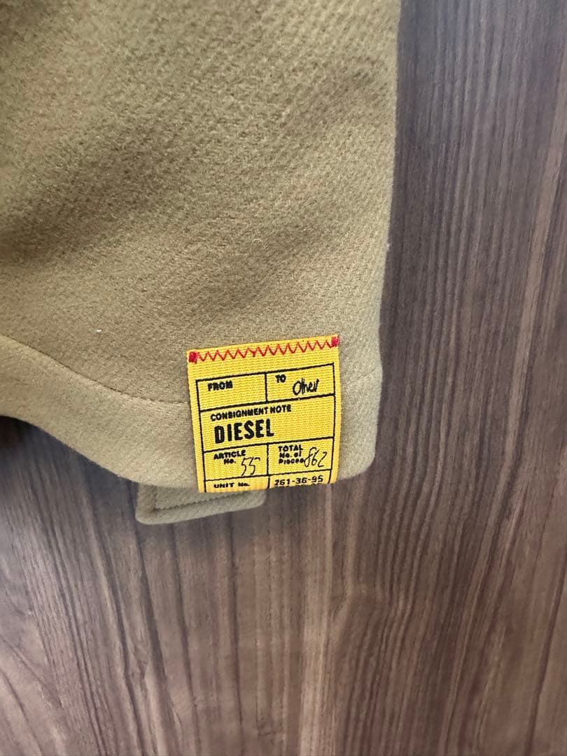 DIESEL ベージュ チェスターコート 新品タグ付き XL（XXL相当）
