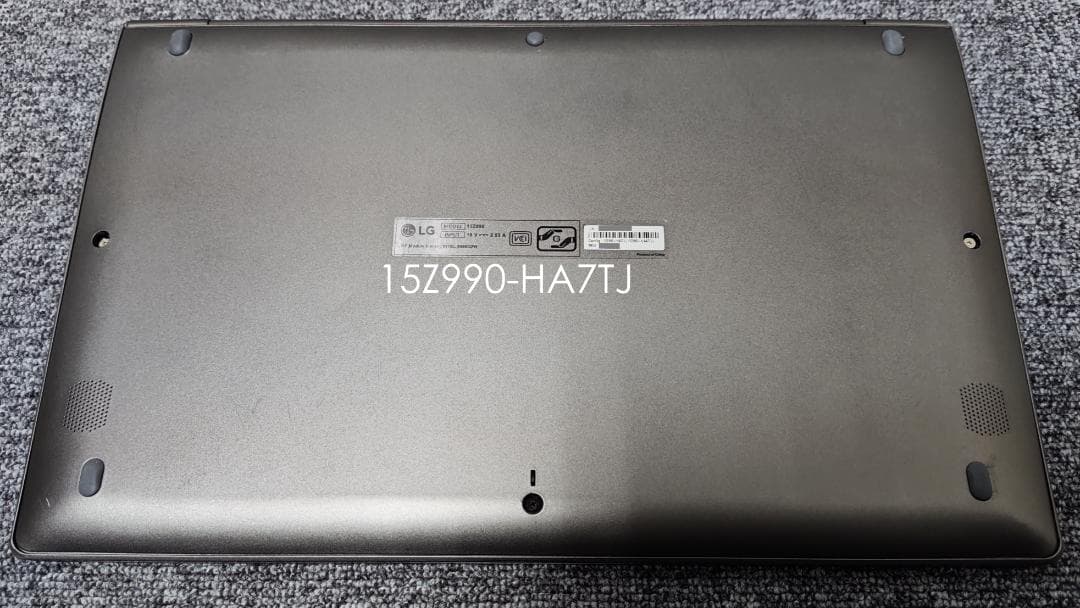 良品 LG gram15 core i7 SSD 512GB メモリ24GB