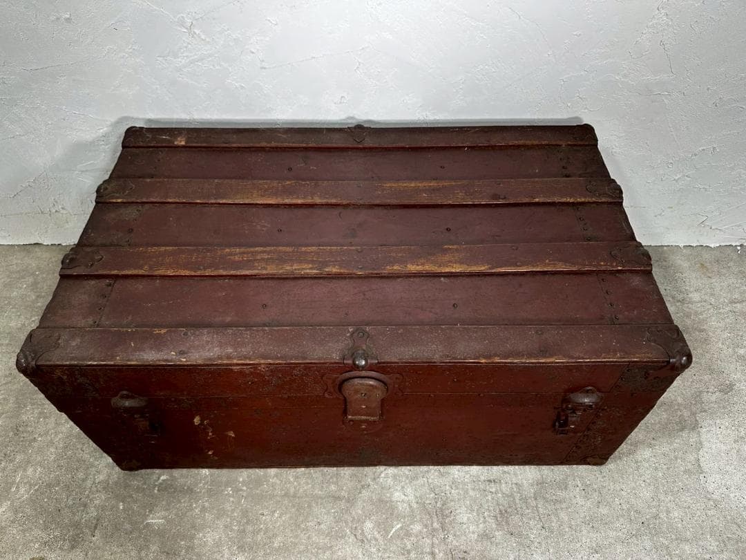 『ヴィンテージ家具』船舶トランク トランクケース ボックス RWmis54