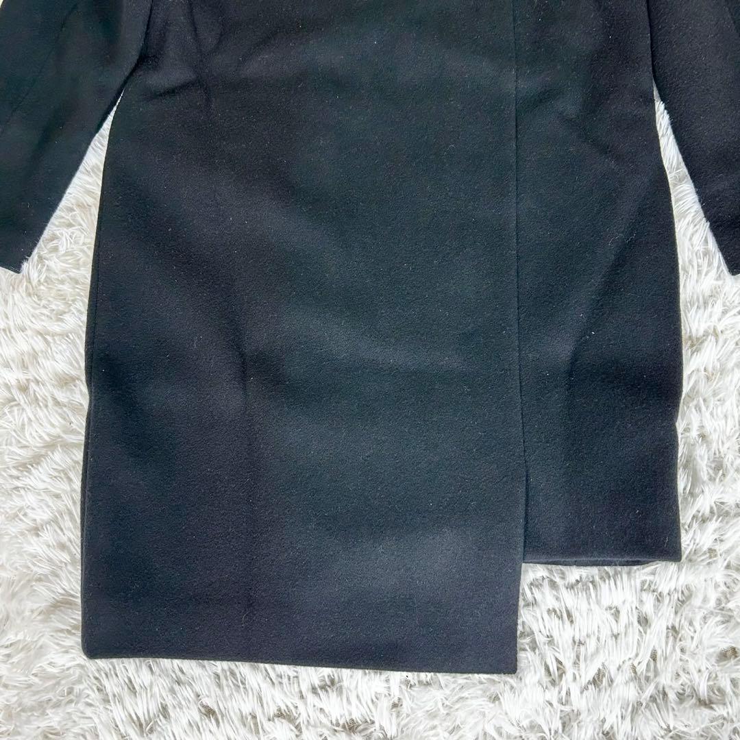 完売品✨UN3D. アンスリード アシンメトリー コート ノーカラー ブラック