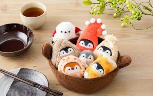 コウペンちゃんアツアツおでんなぬいぐるみセット(おでんが繋がるタイプ)