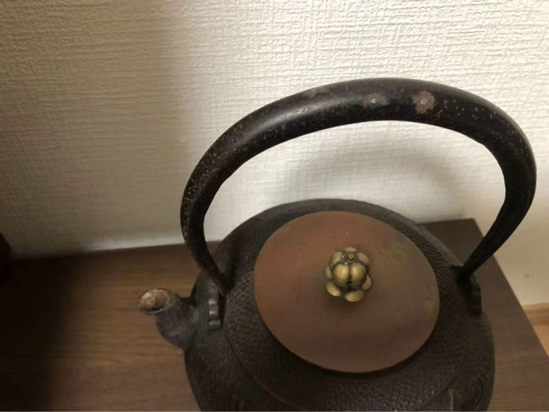 鉄瓶 急須 南部鉄器　インテリア　ドライフラワー　昭和レトロ