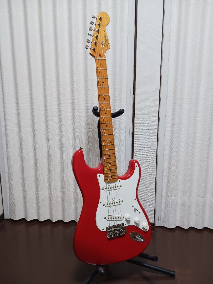 ギター squier classic vibe festa red