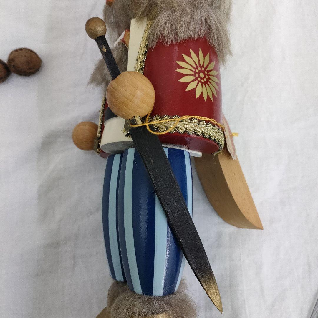 くるみ割り人形 木製 高さ約37cm