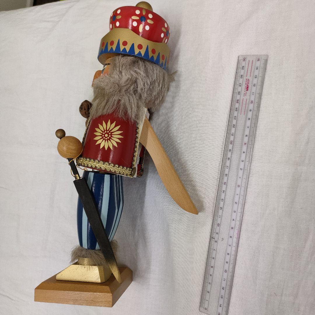 くるみ割り人形 木製 高さ約37cm