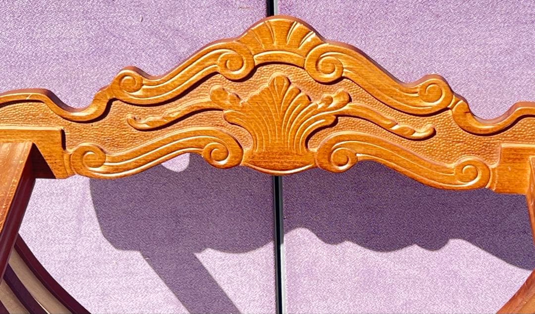 ライオン イタリア製アンティーク折りたたみ椅子