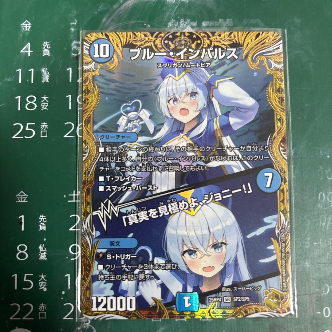 ブルー・インパルス　金トレジャー　デュエマ