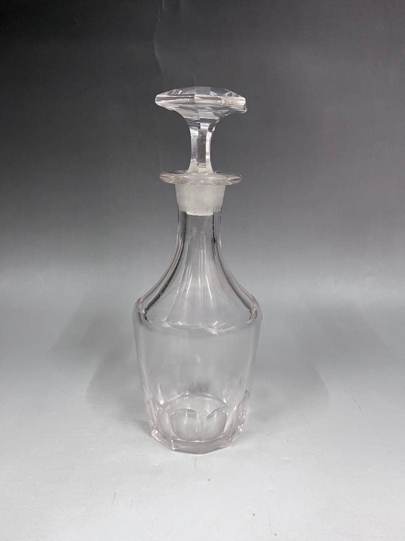 E620 明治ガラス　江戸切子ガラス　デキャンタ　江戸ガラス