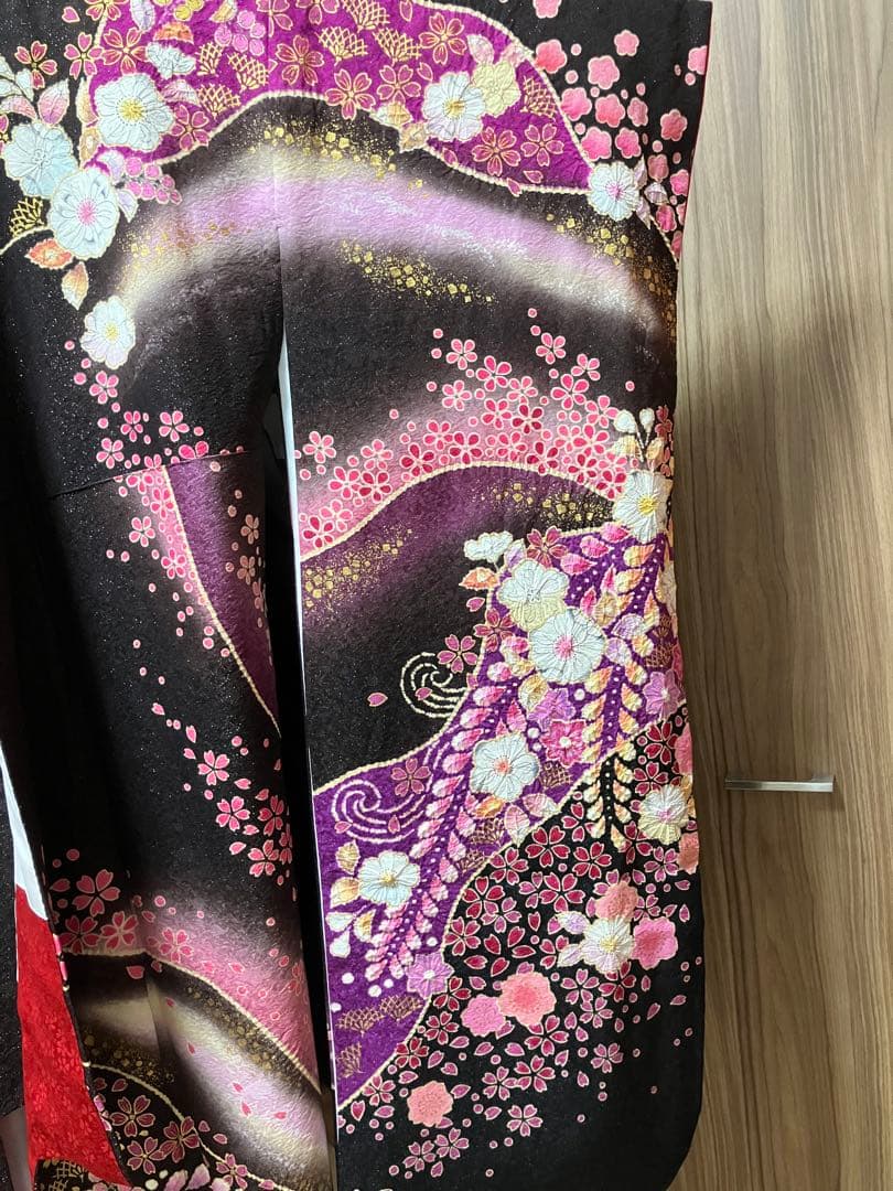 【セット・美品】振袖　フルセット　絞り染め　一蔵