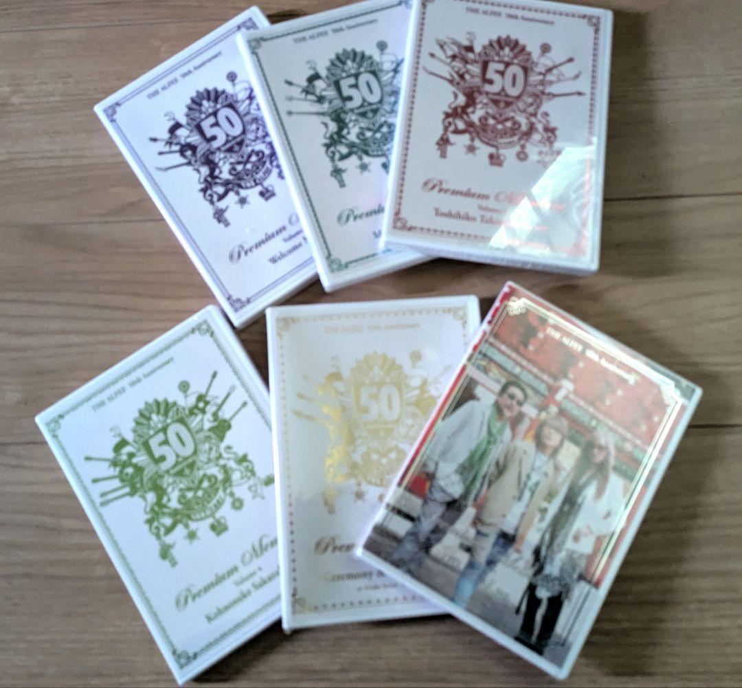 THE ALFEE 50周年プレミアムメンバーズDVD6枚+記念品(おまけ)