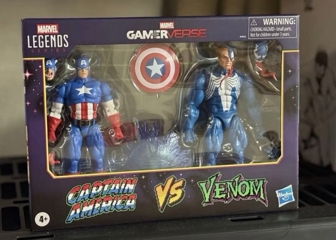 マーベルレジェンド ゲームシリーズ キャプテンアメリカ vs ヴェノム 6インチ
