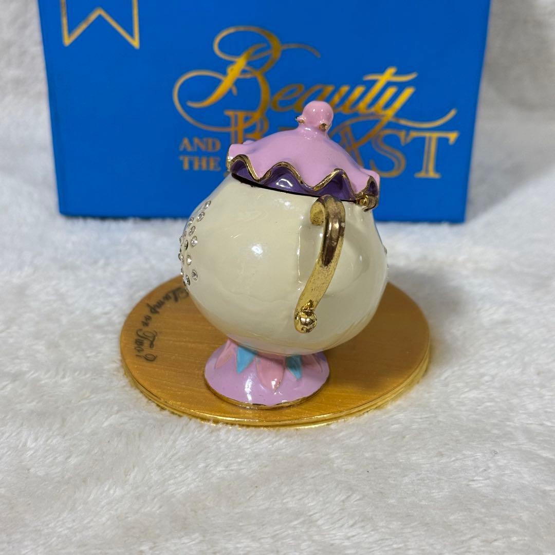 【新品】ディズニー 美女と野獣 ポット婦人 チップ フィギュア アクセサリー