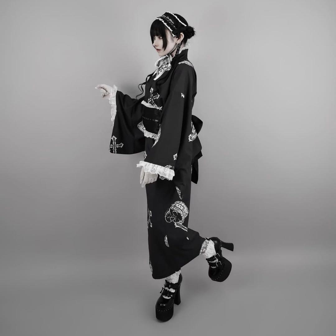 DimMoire ディムモア 浴衣 セット ブラック 黒