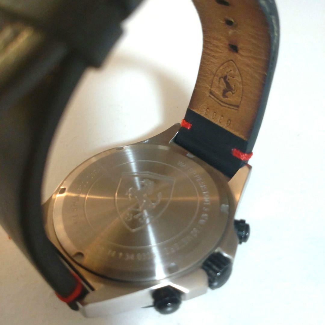 Scuderia Ferrari クロノグラフ 時計 レッド