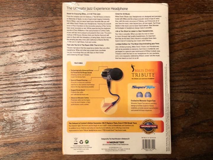 MONSTER Miles Davis Tribute モンスター カナル型