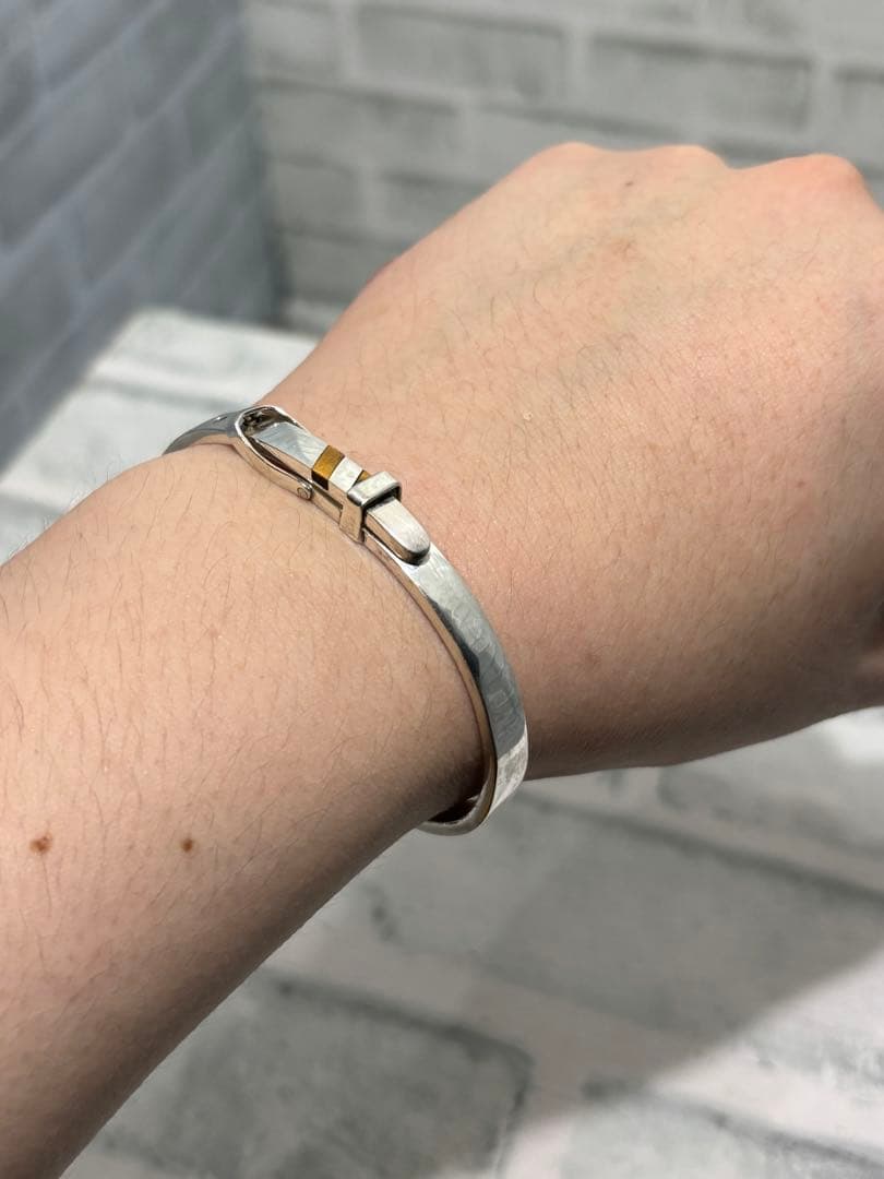 70s ヴィンテージ　メキシカンジュエリー　ベルト　バングル　タイガーアイ