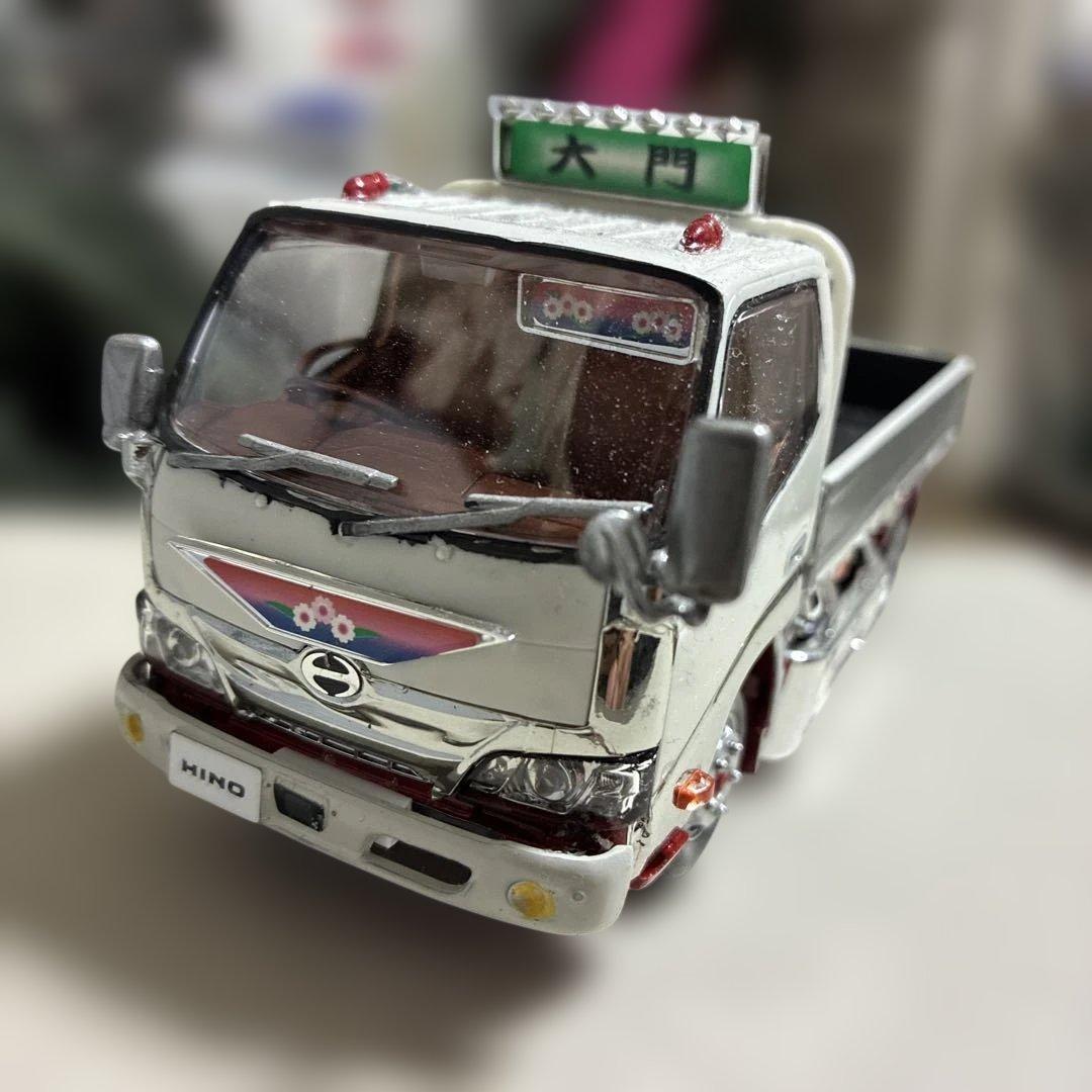 楽プラHINO トラック 1/32完成品2台素人作