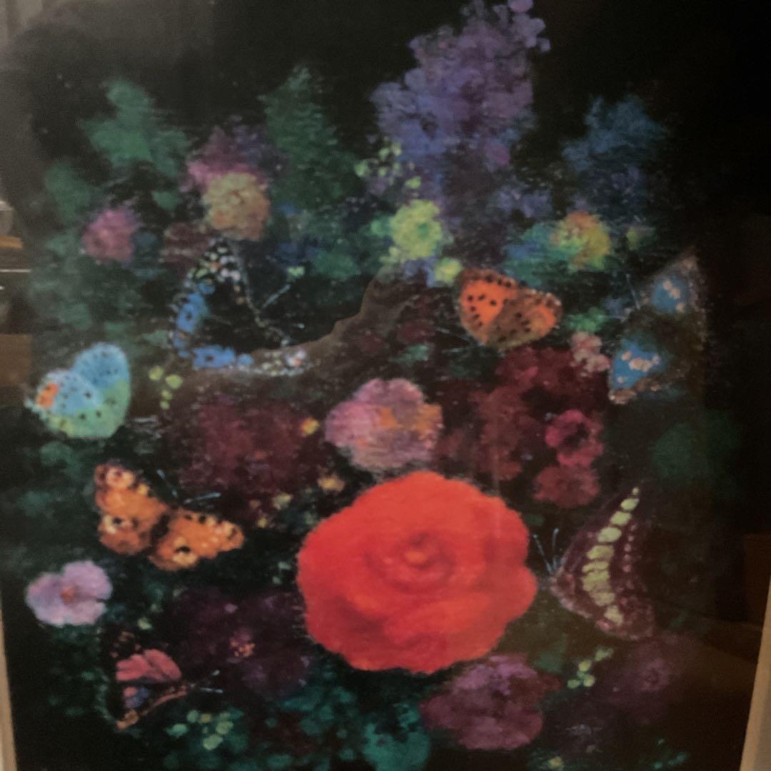 木枠額装仕立て 写真アート 鷹山宇一 緑陰の花 額装前面アクリル仕様