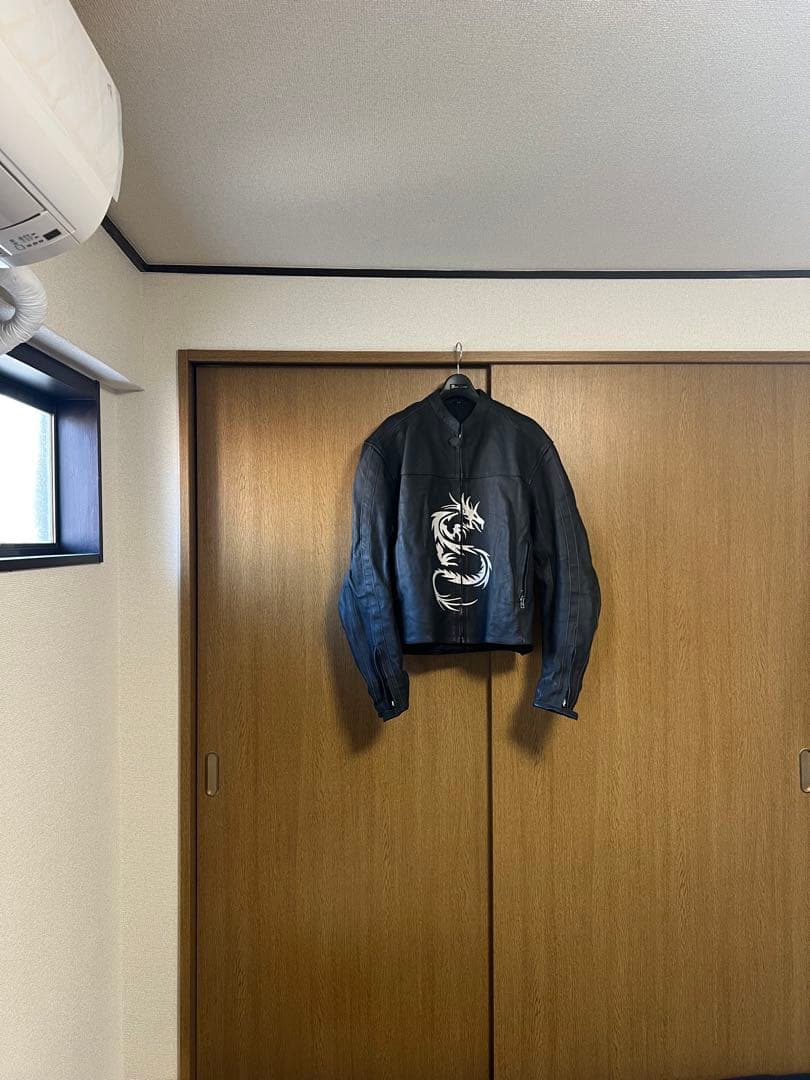 刺繍ライダースジャケット　size42