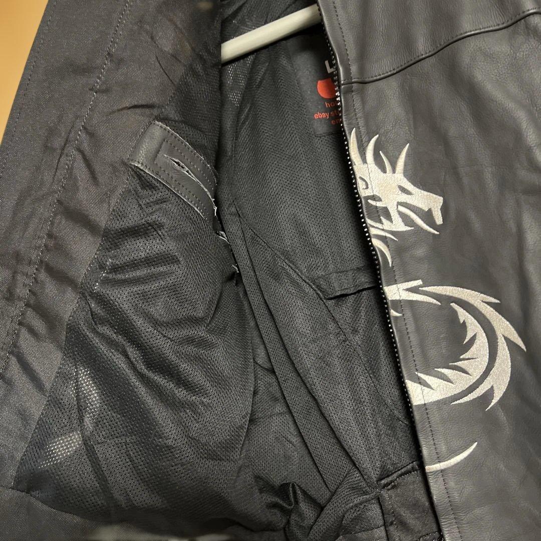 刺繍ライダースジャケット　size42