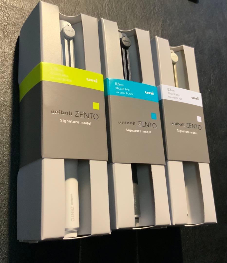 三菱鉛筆　ユニボールゼント シグニチャーモデル　0.38&0.5&0.7mm